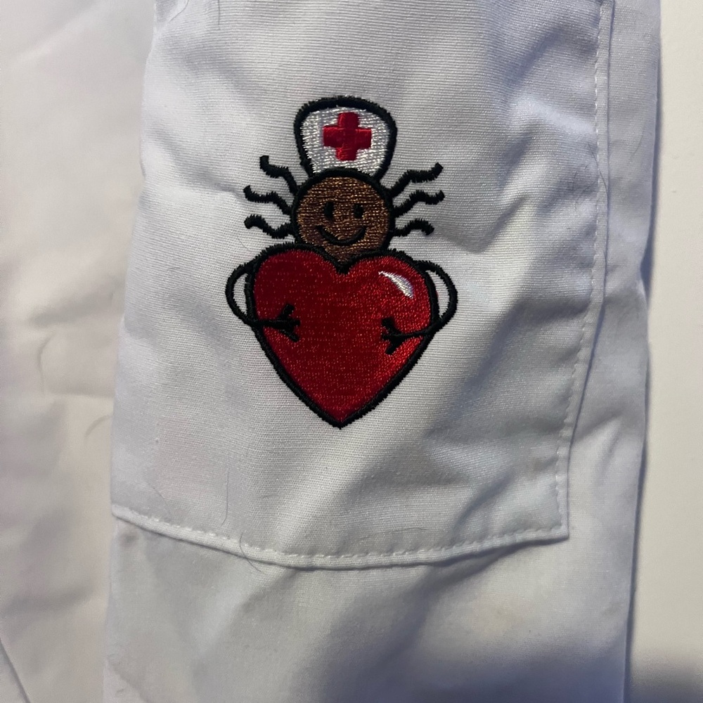 Angelica White XXL Scrub pants